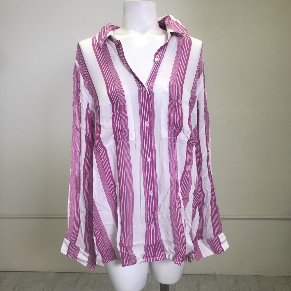 BP The Perfect Shirt in Pink Stripe